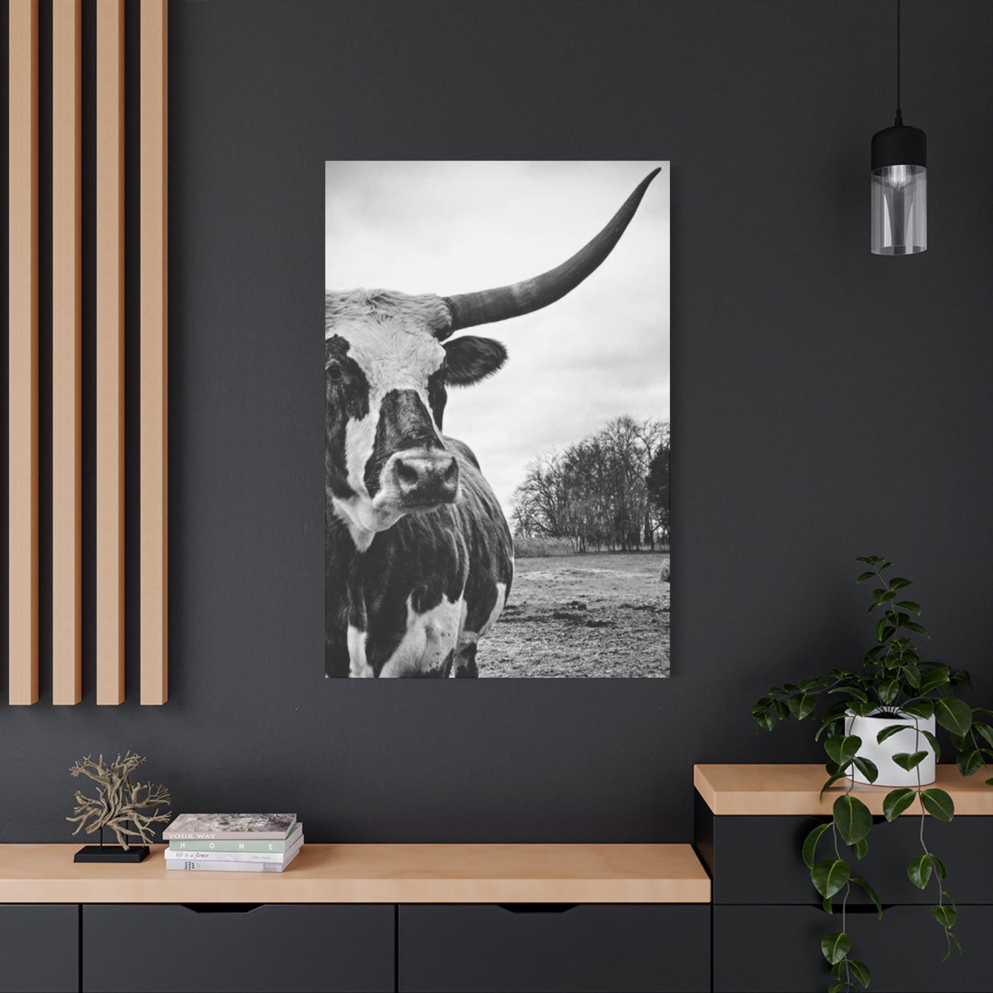 Wild Buffalo Longhorn Photos Wall Art & Canvas Prints