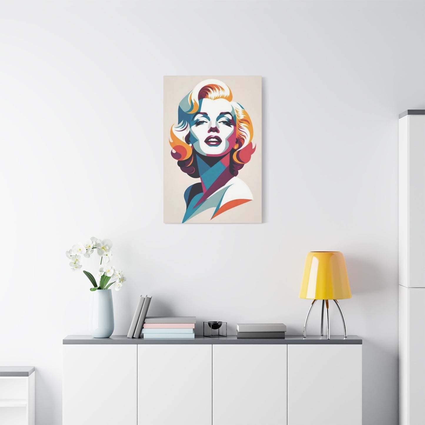 Beautiful Dress Of Marilyn Monroe Painting Wall Art & Canvas Prints