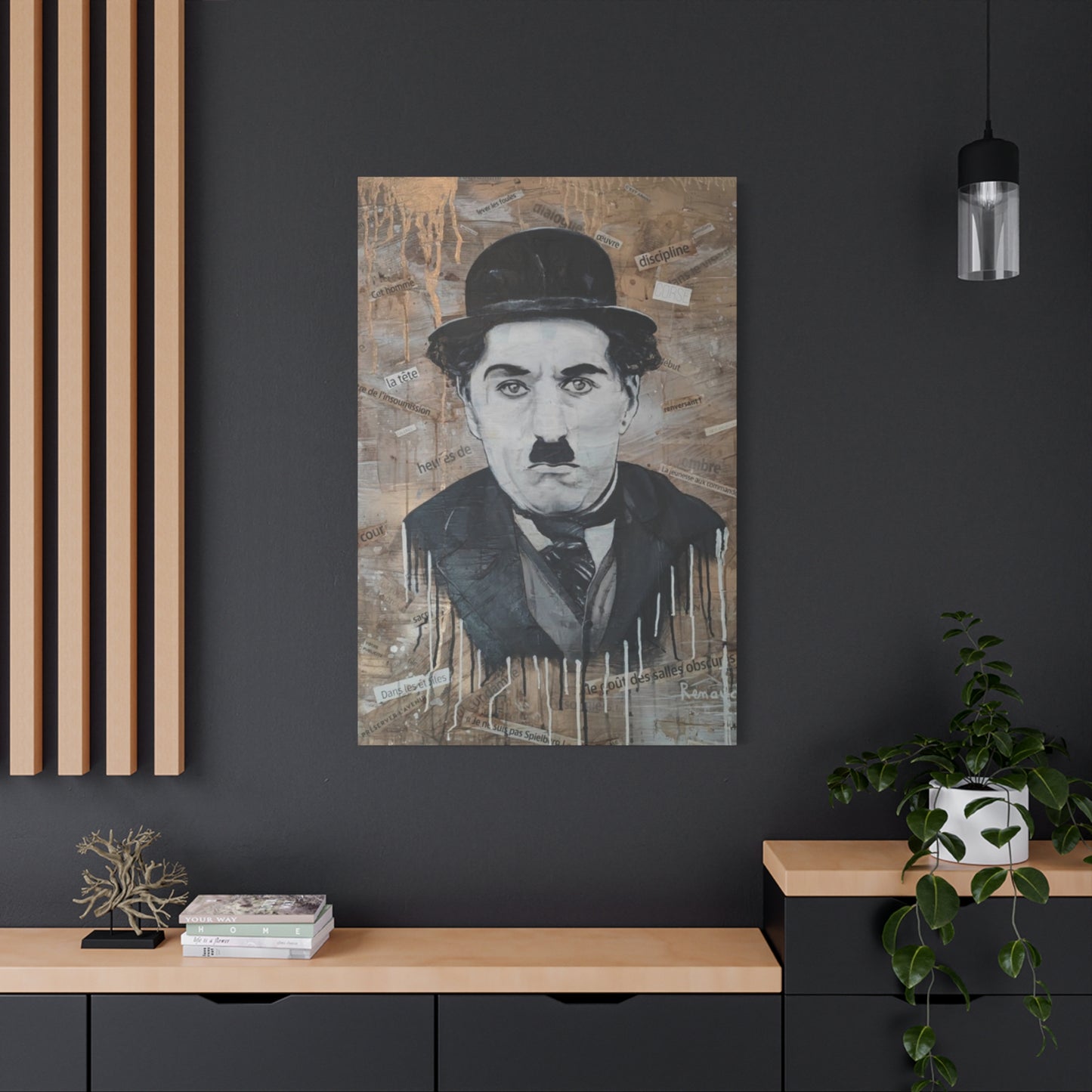 Charlie Chaplin Man Cave Decor Wall Art & Canvas Prints