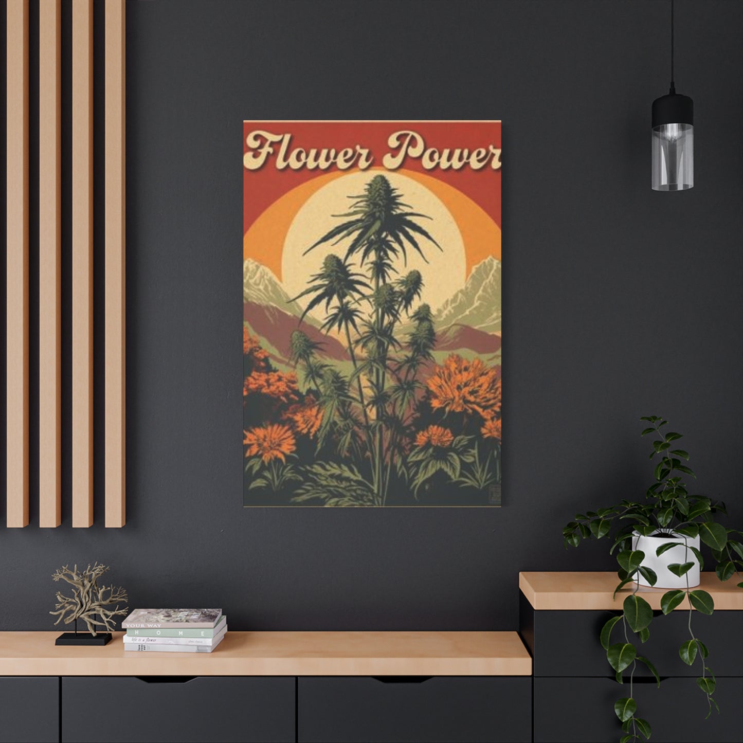 Flower Power Marijuana Wall Art & Canvas Prints