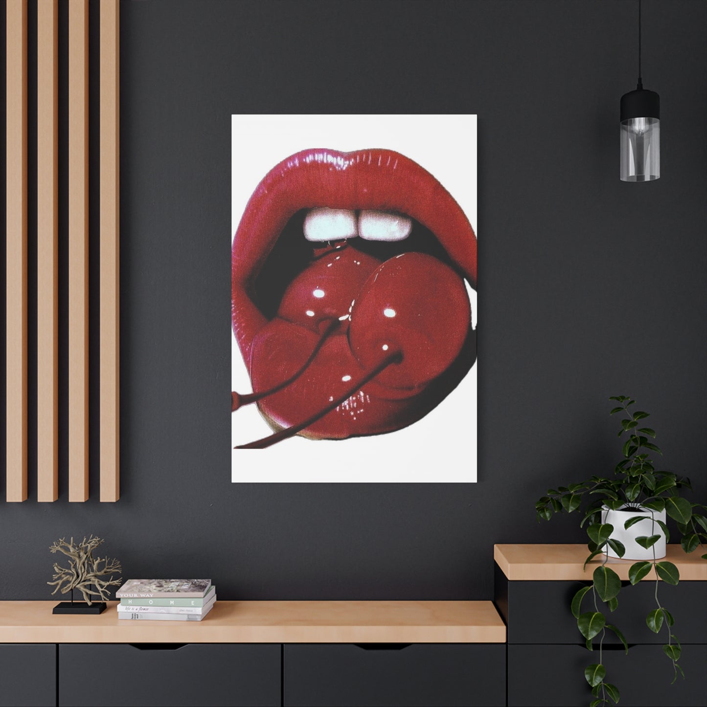 Cherry Lips Wall Art & Canvas Prints