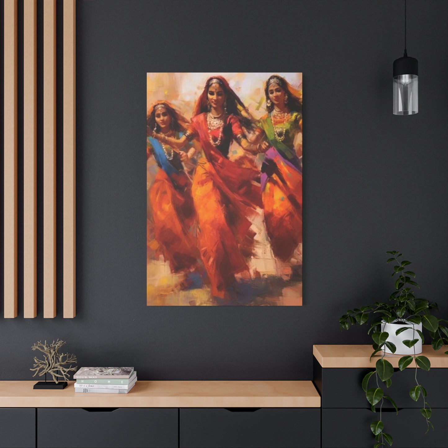 Beautiful Indian Women Enjoying Wall Art & Canvas Prints