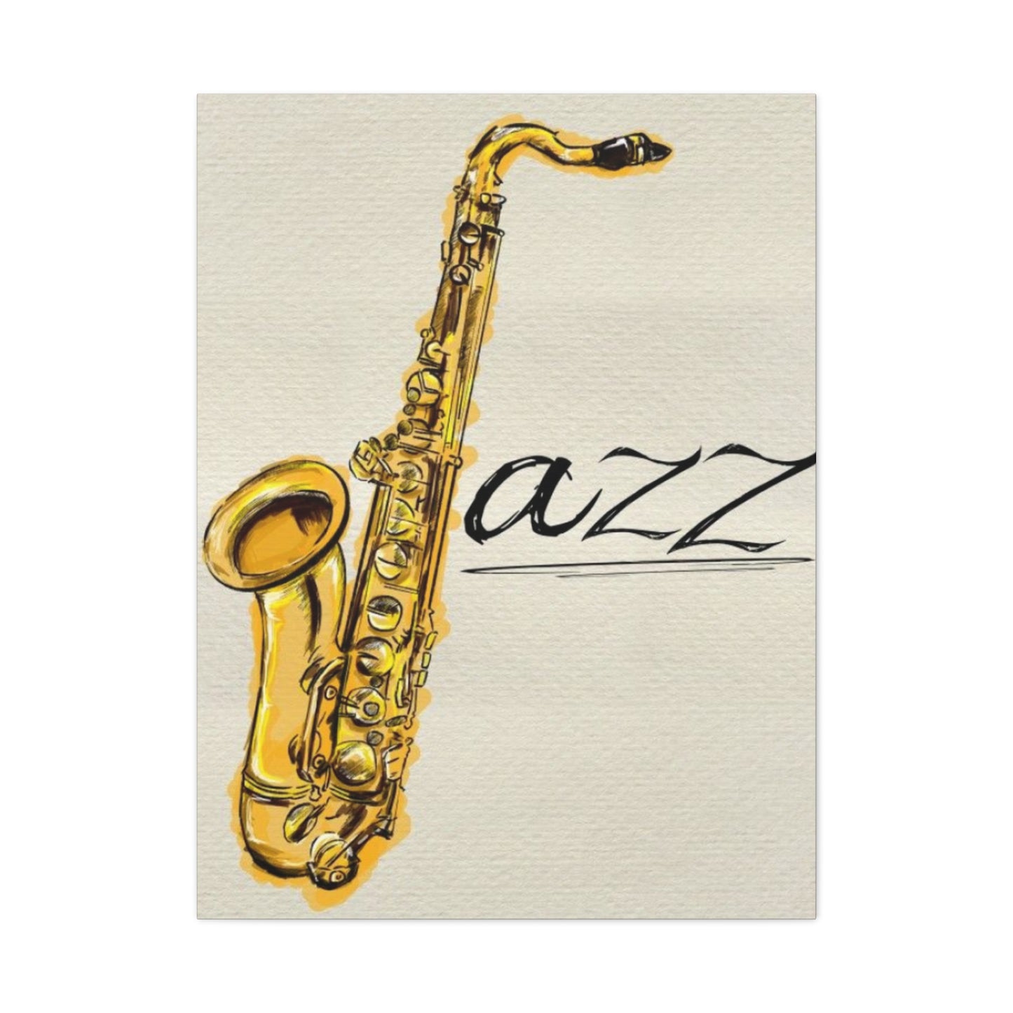 Saxophone Painting Jazz Wall Art & Canvas Prints