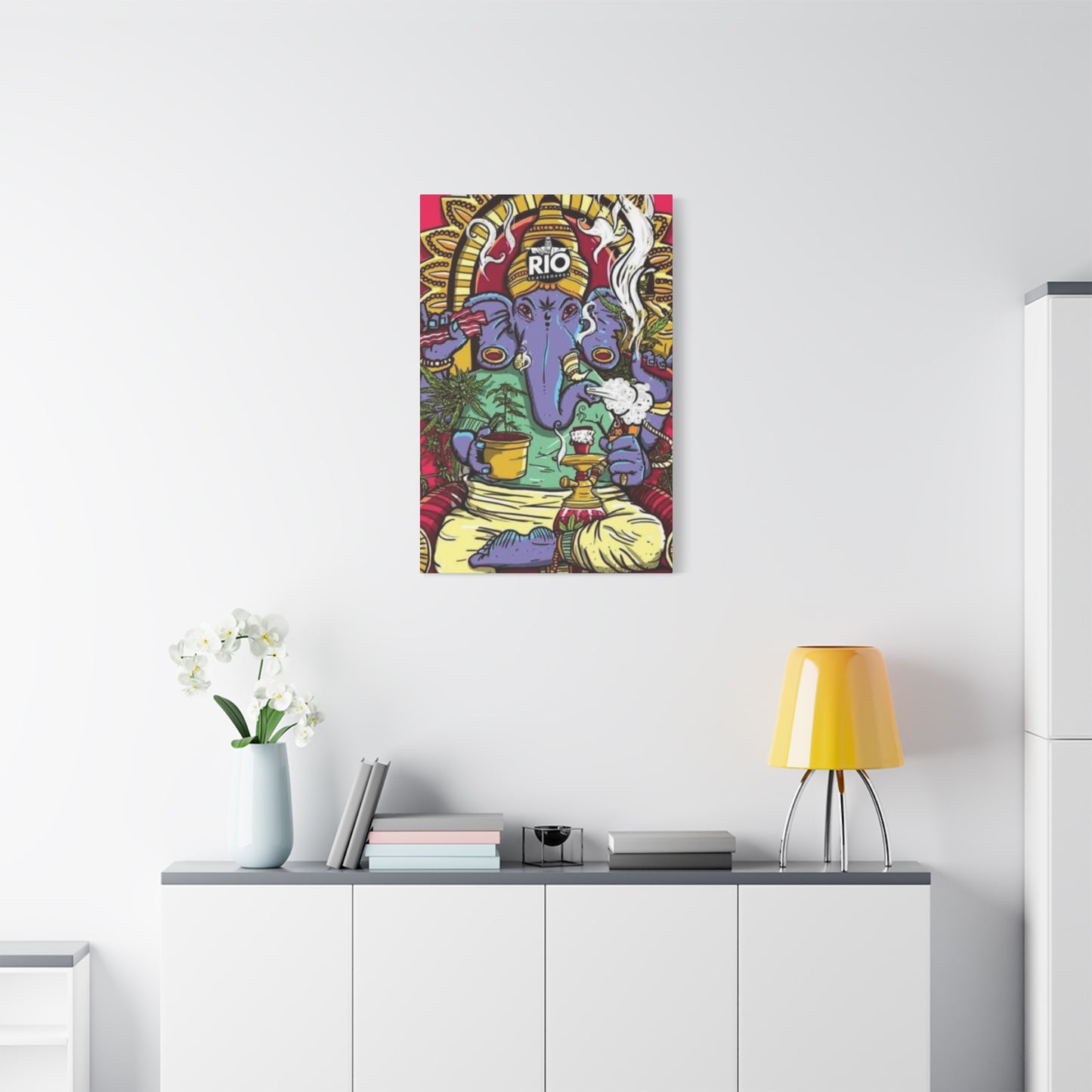 Hukkah Poster Marijuana Wall Art & Canvas Prints