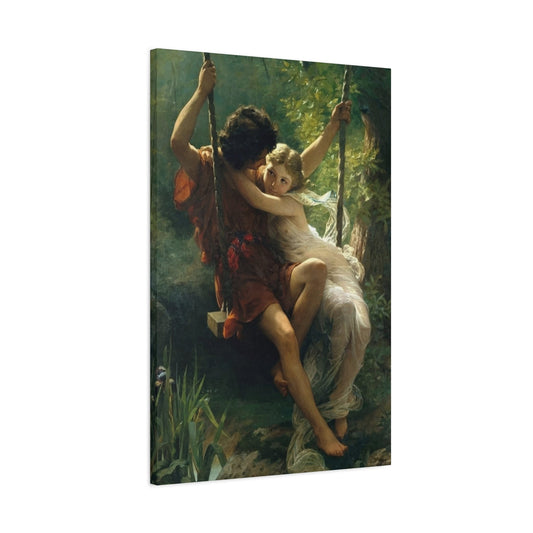 Couple in Swing Wall Art & Canvas Prints