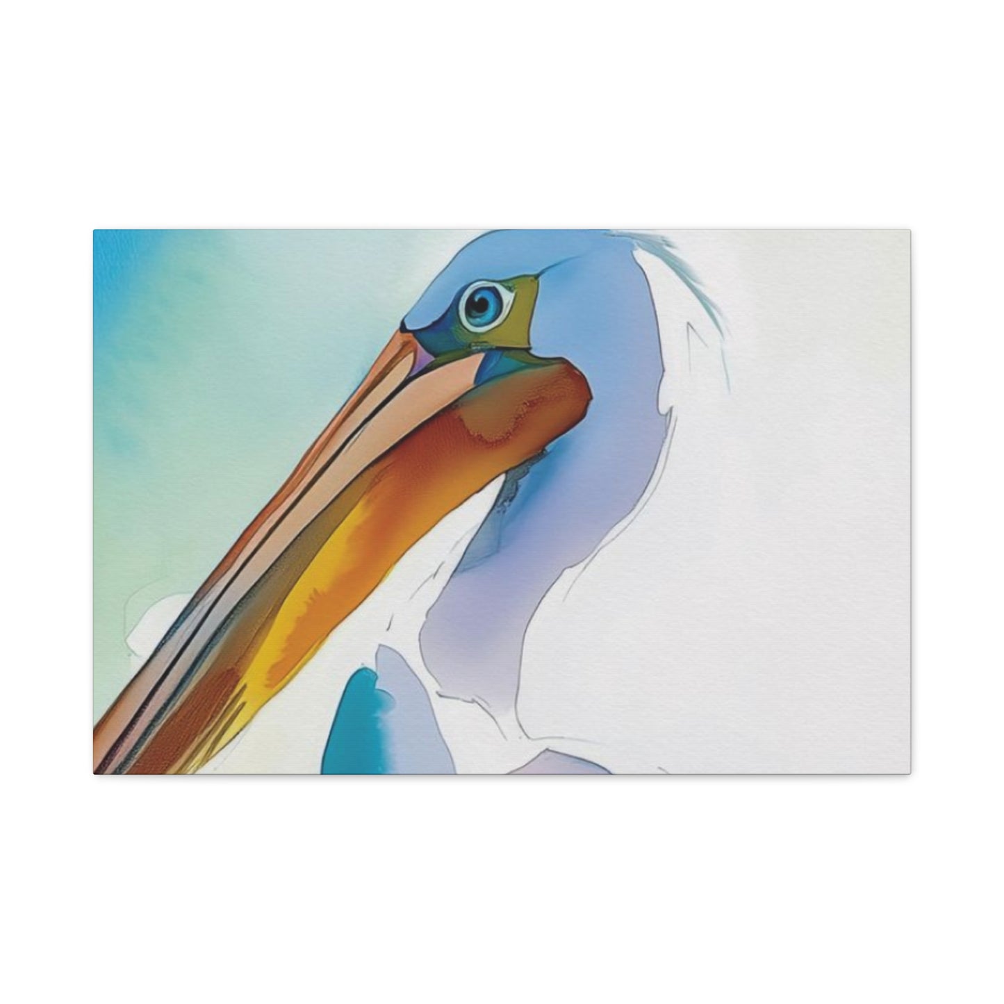 Pelican Colorful Painting Wall Art & Canvas Prints