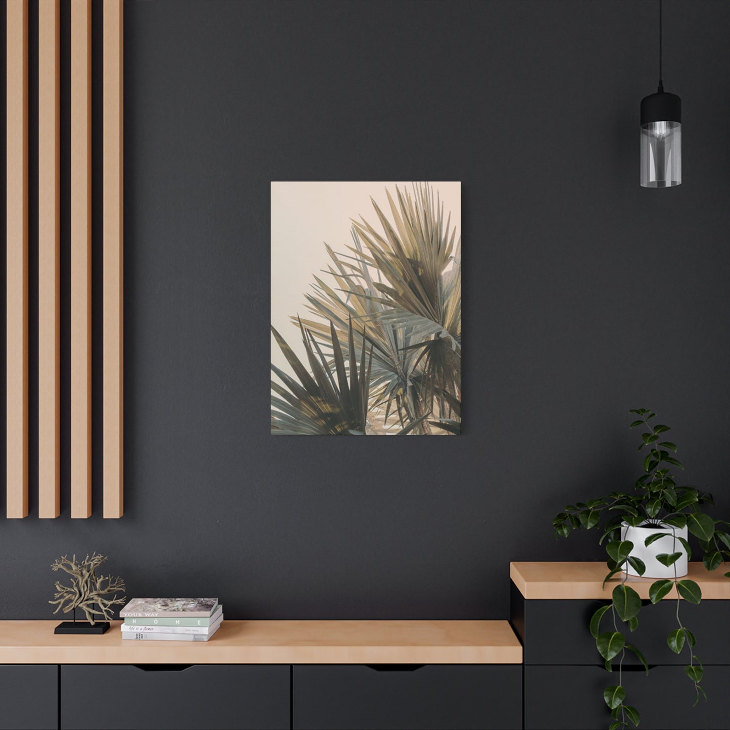 Palm Tree Leaves Close Up Wall Art & Canvas Prints