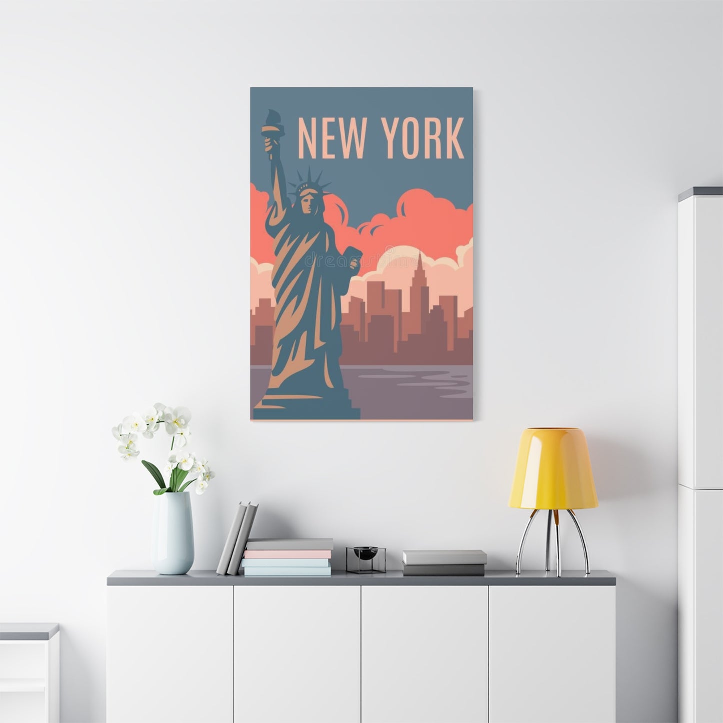 Poster Of Statue Of Liberty New York City Wall Art & Canvas Prints