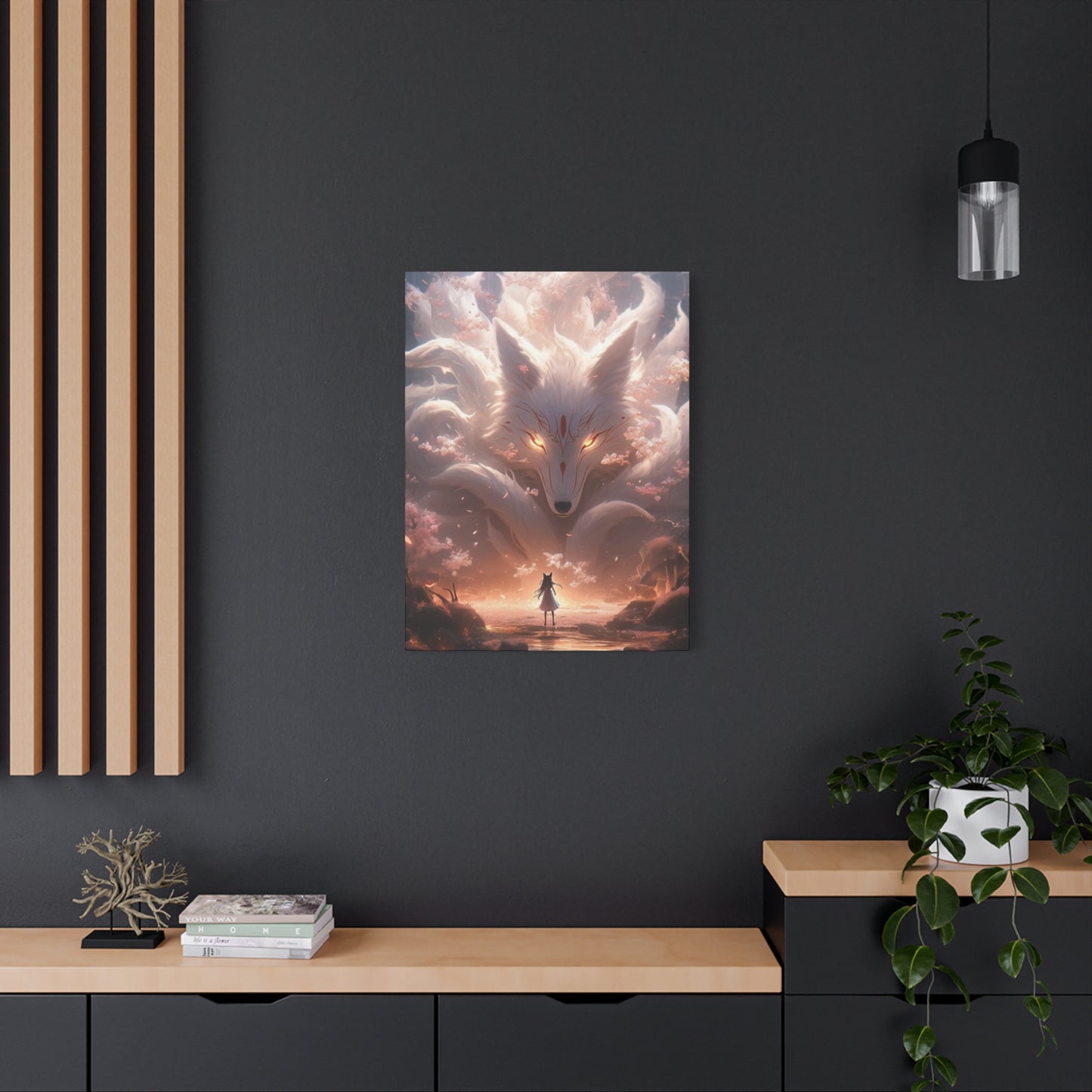 White Fox Queen Wall Art & Canvas Prints