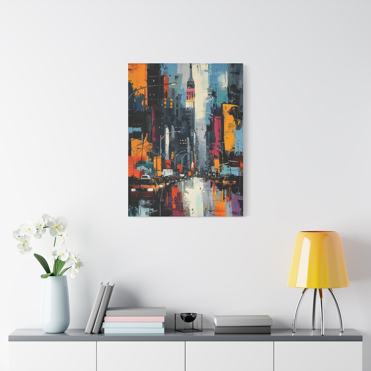 Painting Of Streets Of New York City Wall Art & Canvas Prints