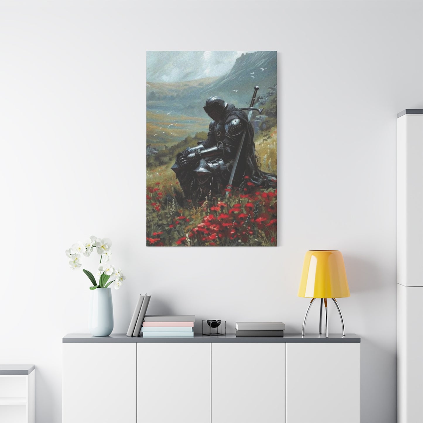 Alone Warrior Wall Art & Canvas Prints