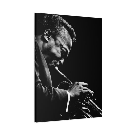 Black And White Jazz Instrument Artist Wall Art & Canvas Prints