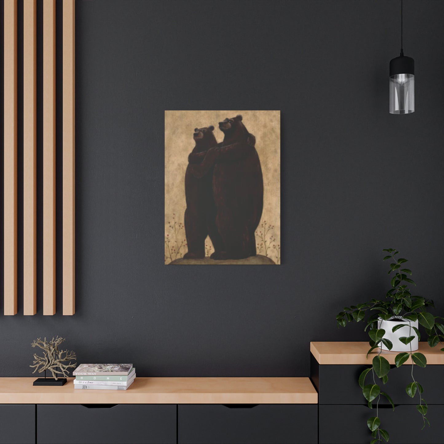 Grizzly Bear Couple Kimble Warren Wall Art & Canvas Prints