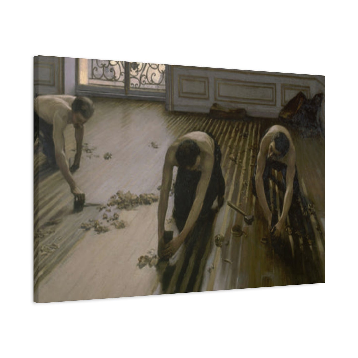 Gustav Men Working Painting Wall Art & Canvas Prints