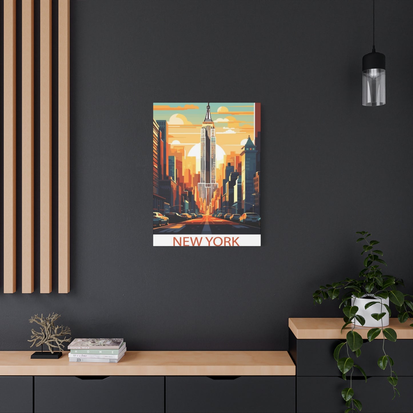 Empire State Building Sunrise NYC Skyline Wall Art & Canvas Prints