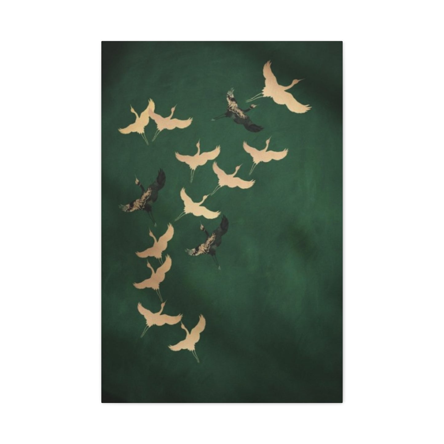 Golden Birds Flying Wall Art & Canvas Prints