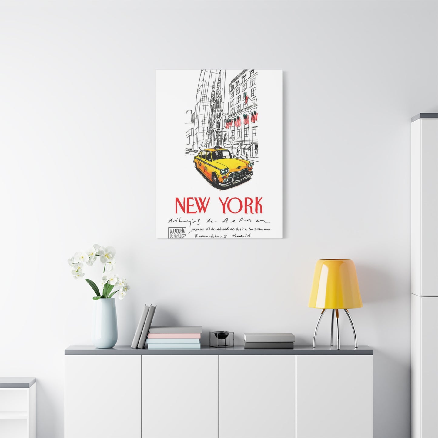 Yellow Taxi Of New York City Wall Art & Canvas Prints