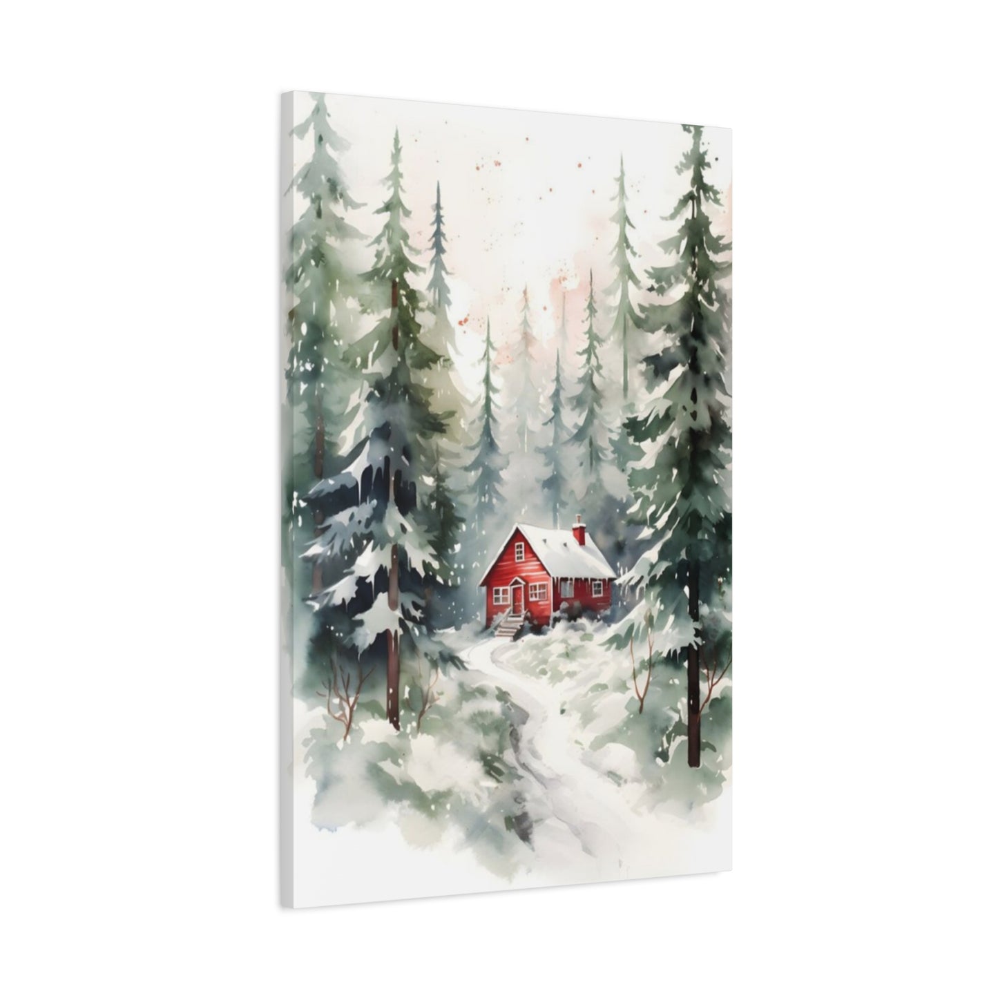 Red House In Wild Wall Art & Canvas Prints