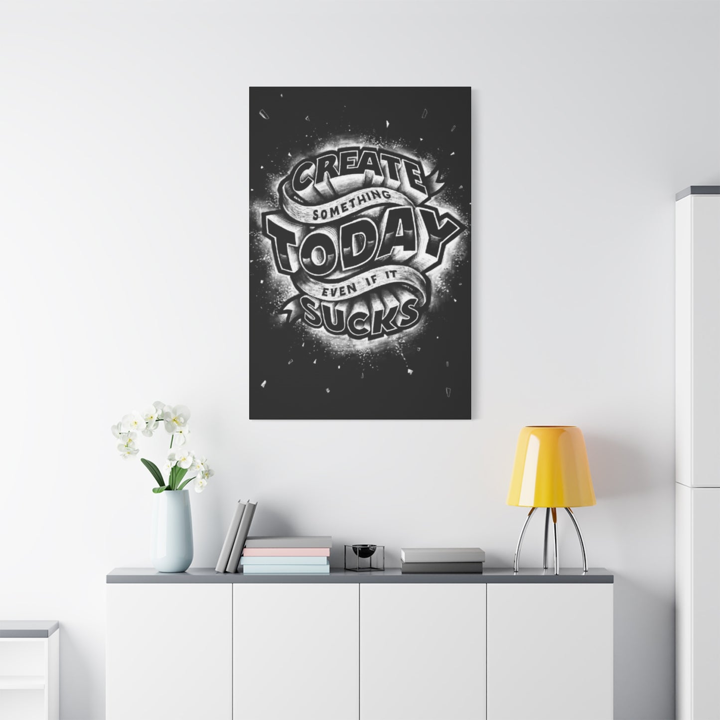 Create Today Chalkboard Wall Art & Canvas Prints