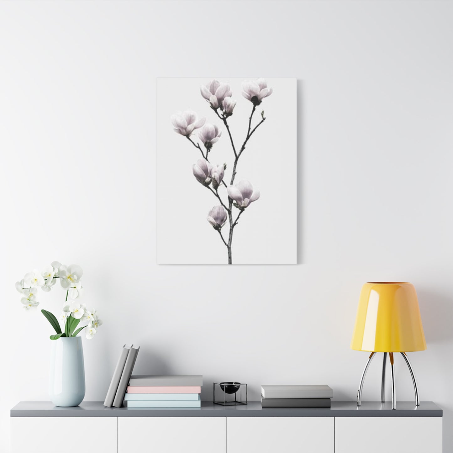 Beautiful Pink Magnolia Flower Wall Art & Canvas Prints