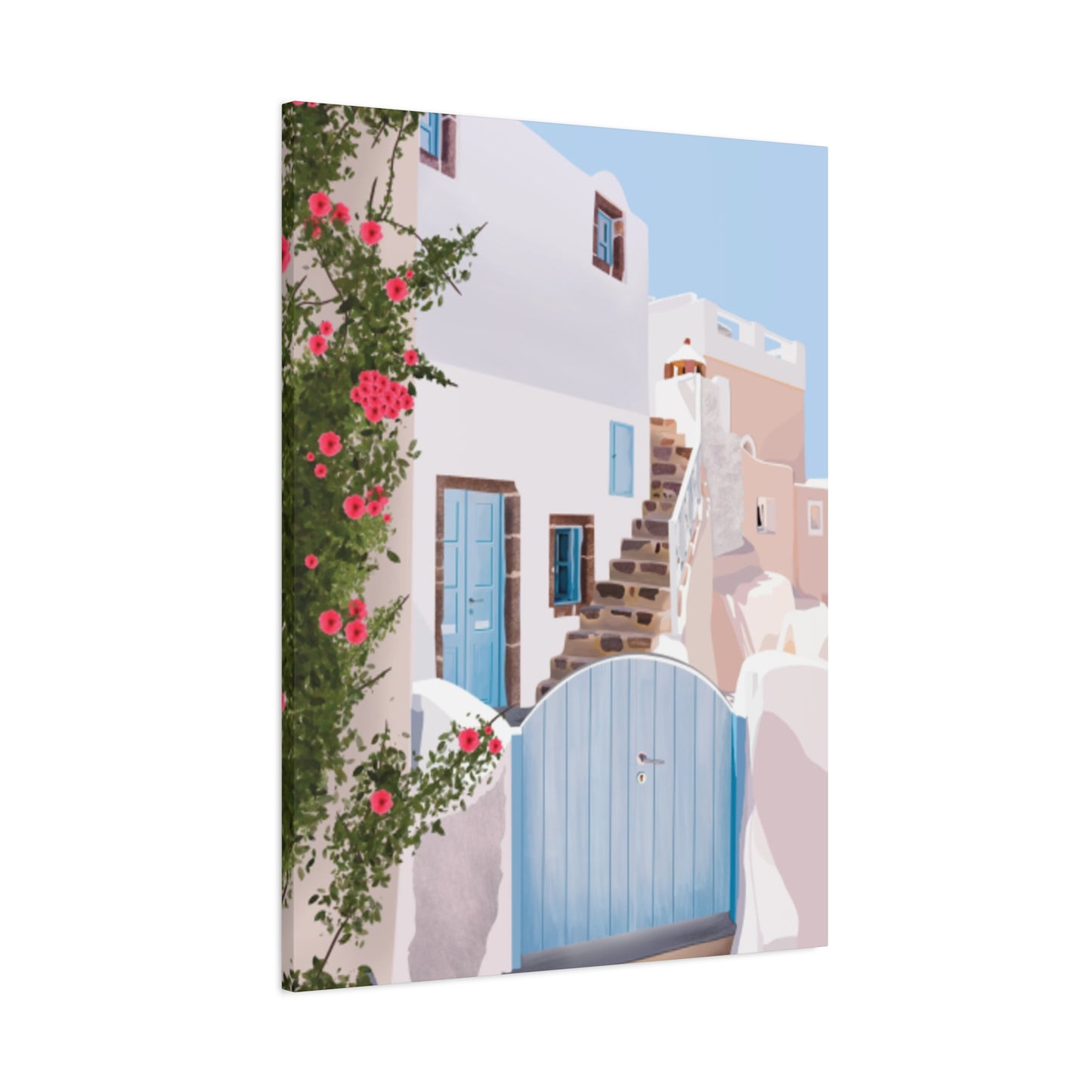 Greece Homes Wall Art & Canvas Prints