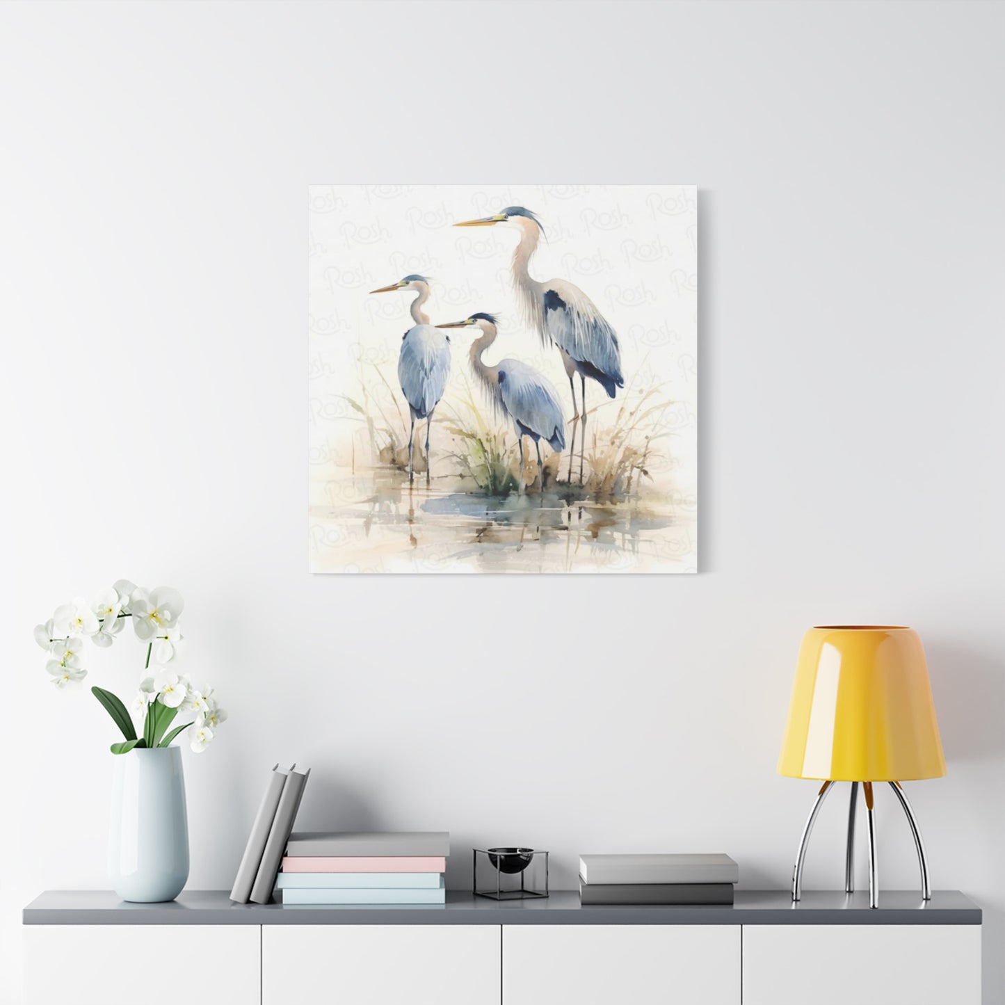 Three Herons Wall Art & Canvas Prints