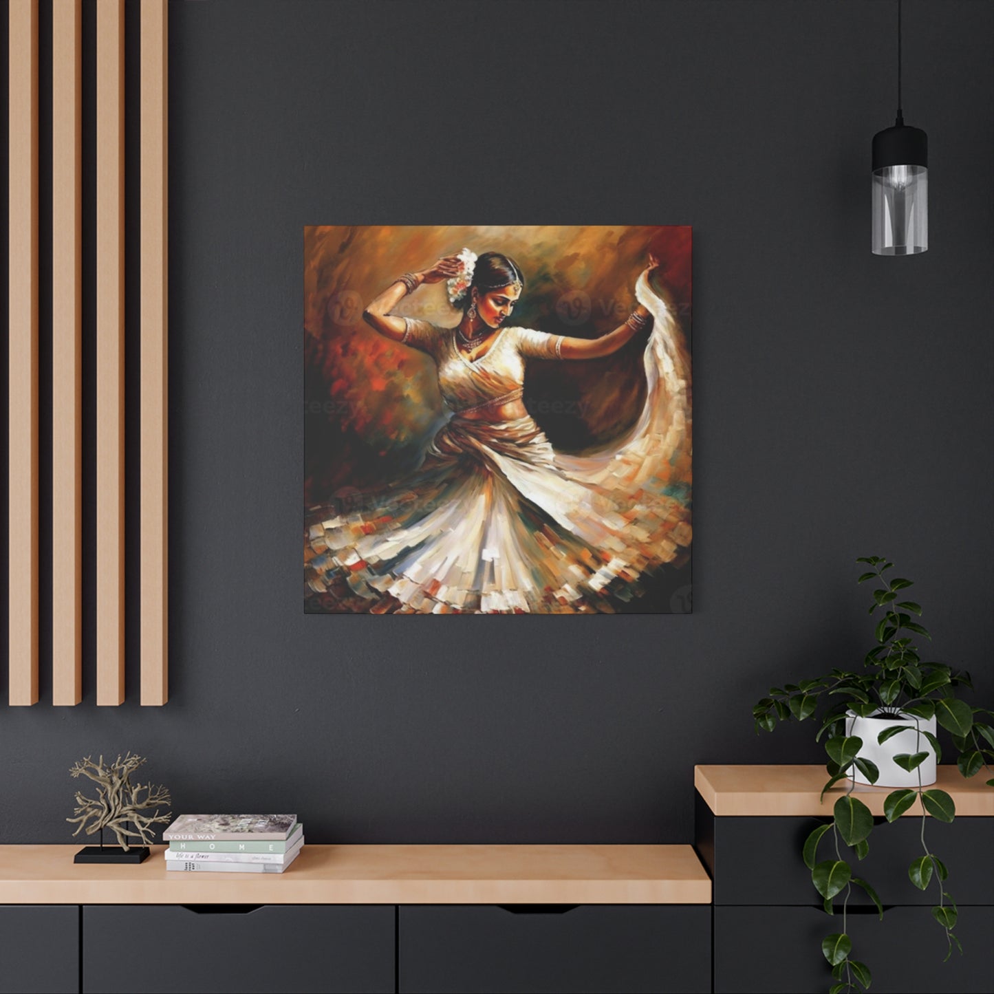 Indian Women Dancing Wall Art & Canvas Prints