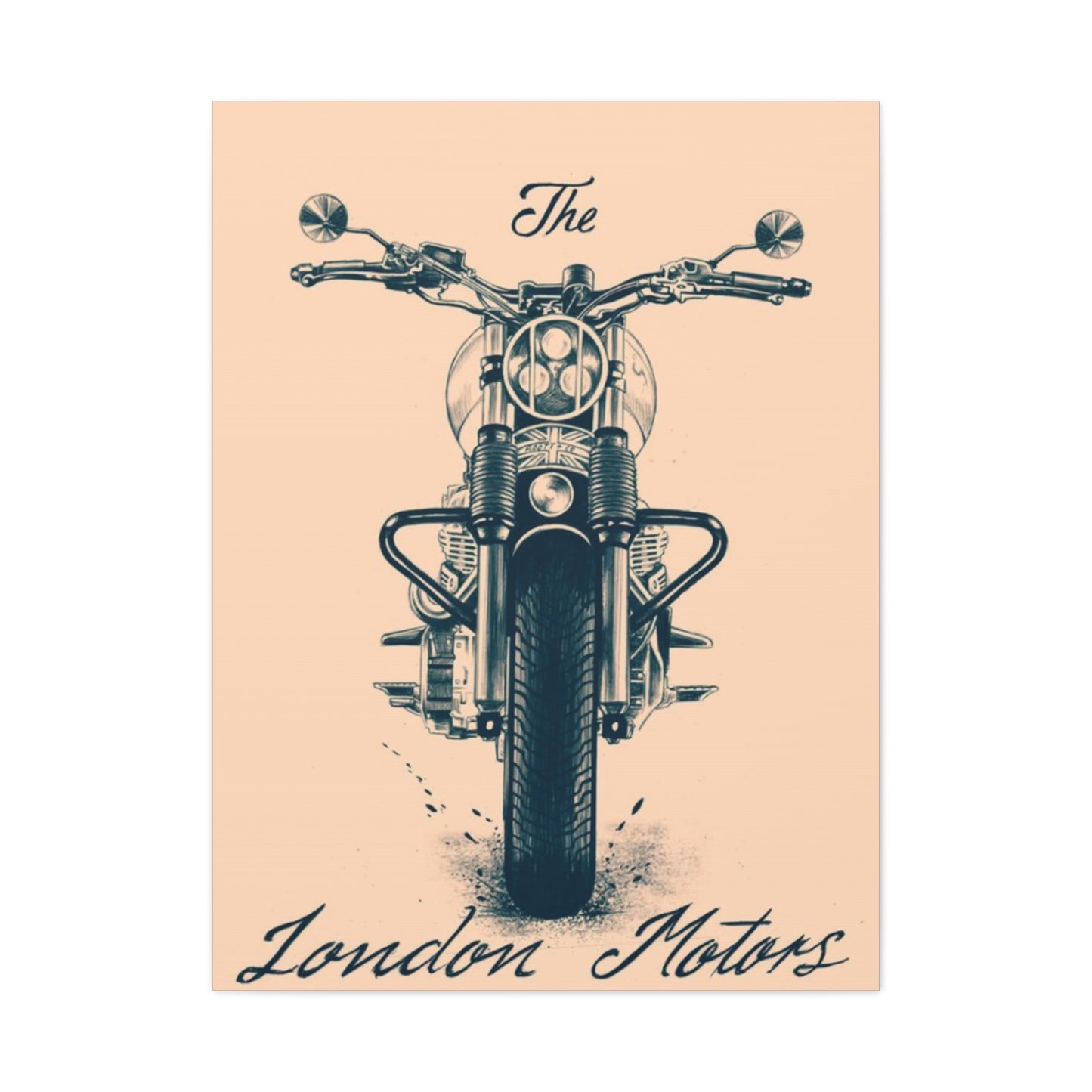 The London Motors Motorcycle Wall Art & Canvas Prints