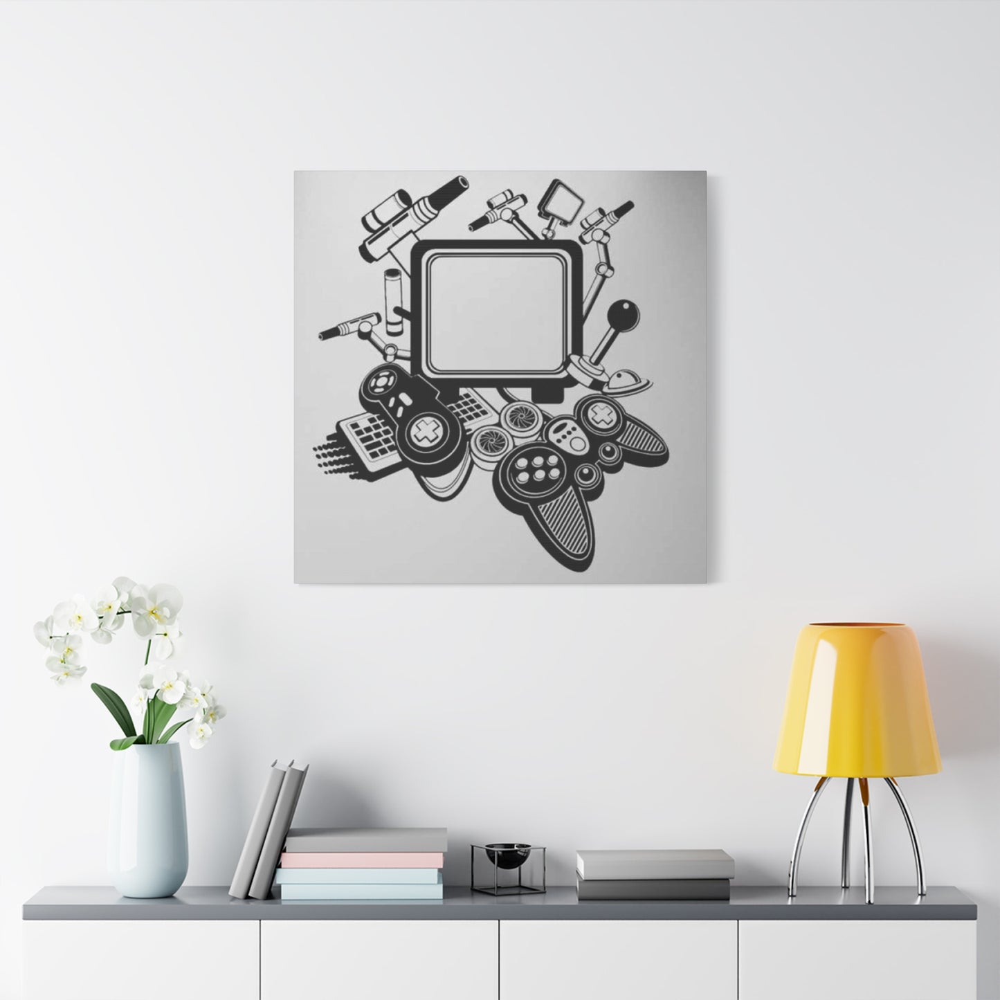 Gaming Doodle Wall Art & Canvas Prints