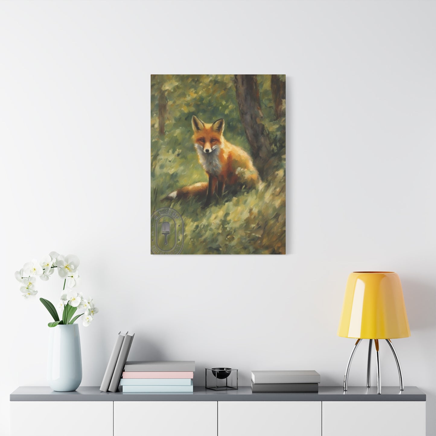 The Abstract Red Fox Portrait Wall Art & Canvas Prints