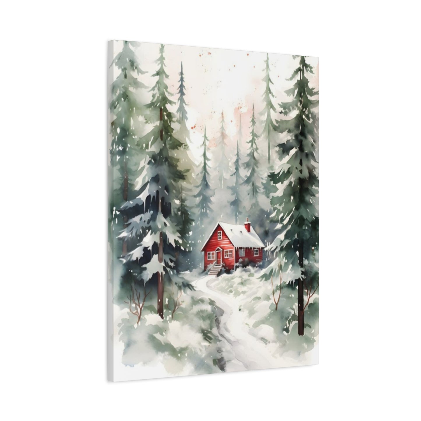 Red House In Wild Wall Art & Canvas Prints