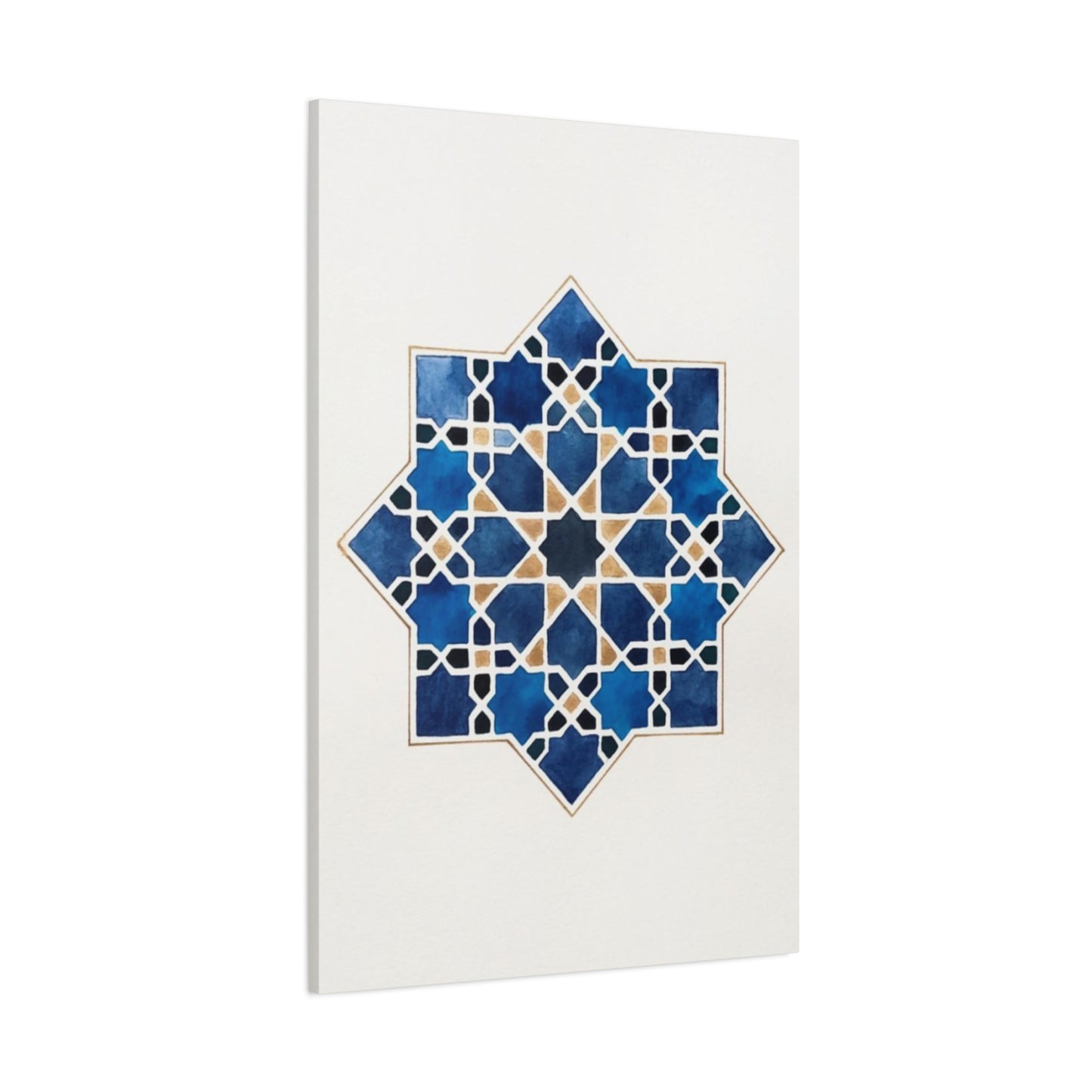 Blue Pattern Moroccan Wall Art & Canvas Prints