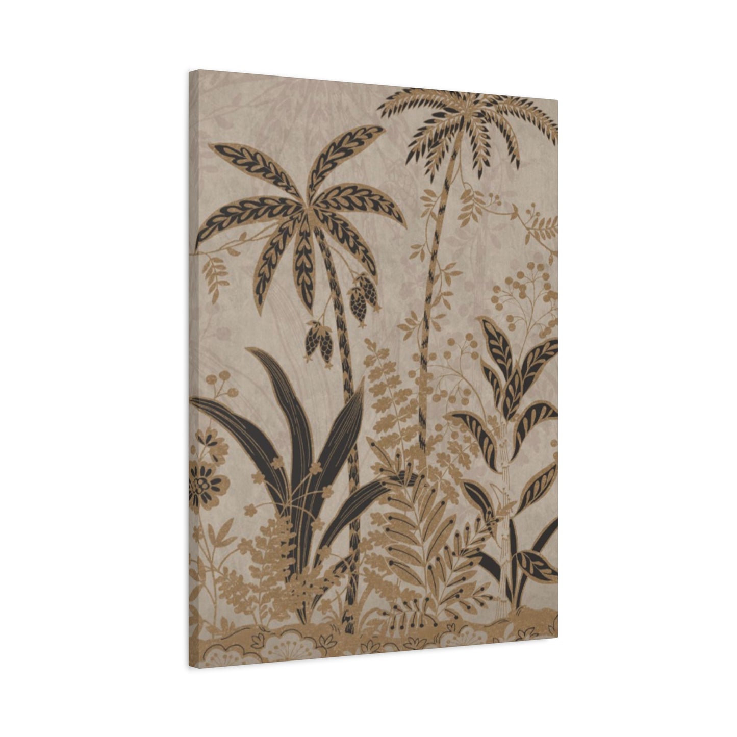 Brown Color Small Palm Tree Wall Art & Canvas Prints