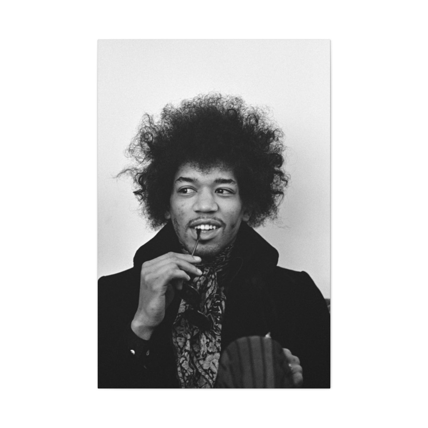 Monochrome Jimi Hendrix Poster Wall Art & Canvas Prints