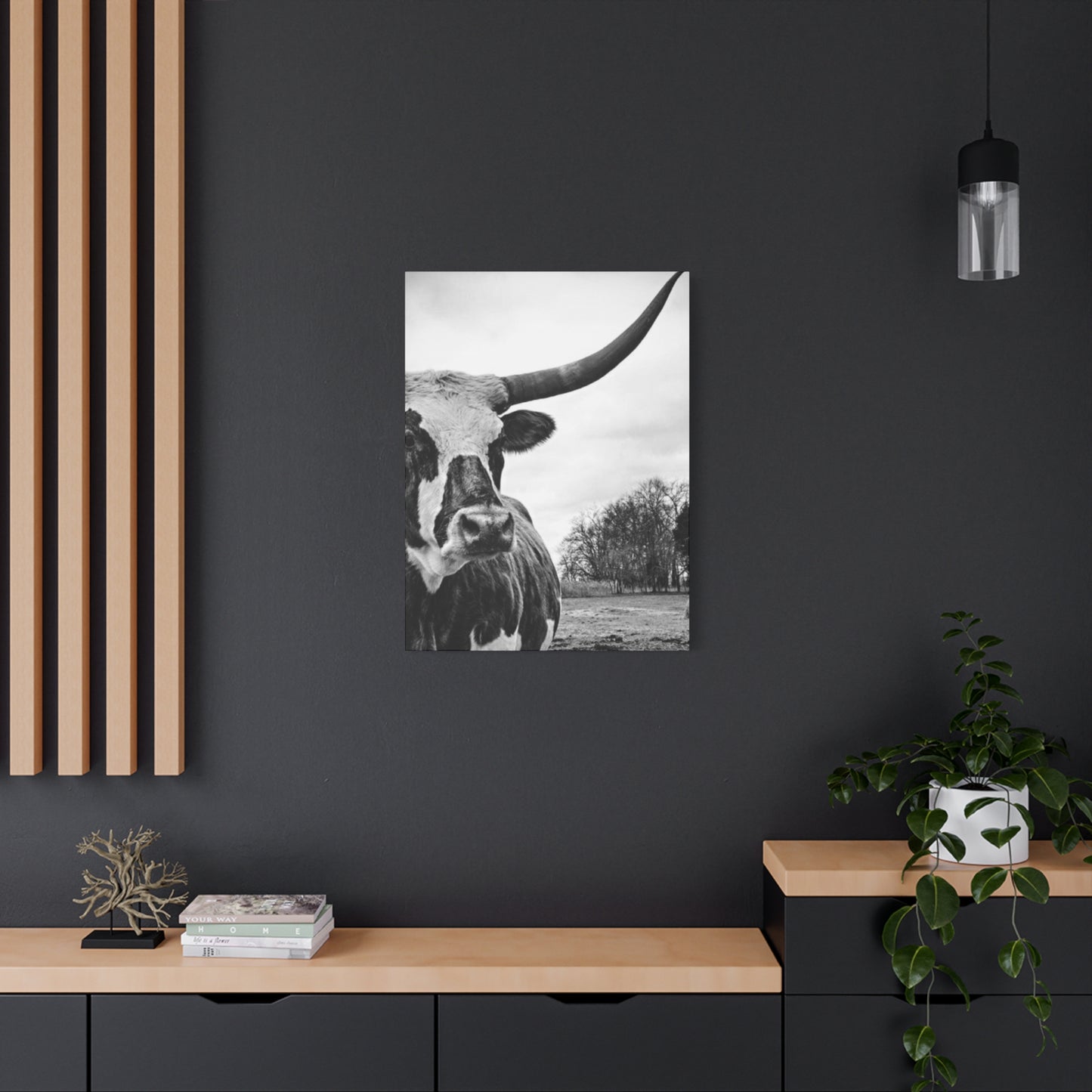 Wild Buffalo Longhorn Photos Wall Art & Canvas Prints