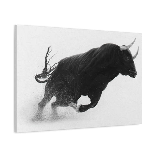 Black Bull Wall Art & Canvas Prints