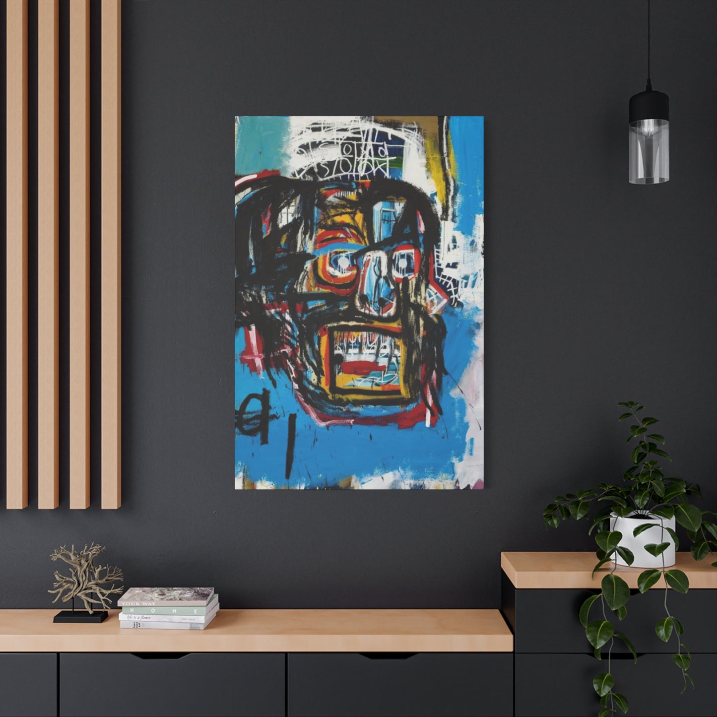 Scary Face Abstract Modernism Wall Art & Canvas Prints