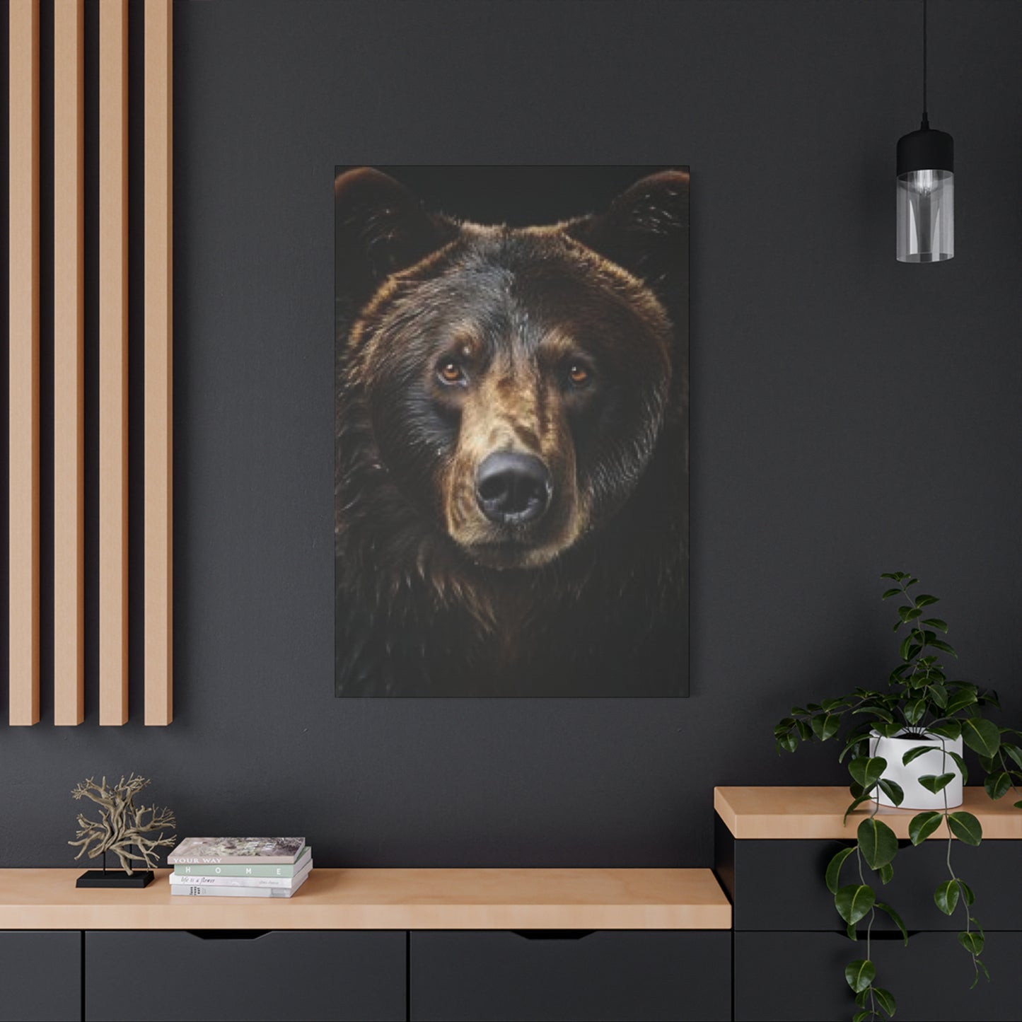 Grizzly Bear Man Cave Decor Wall Art & Canvas Prints