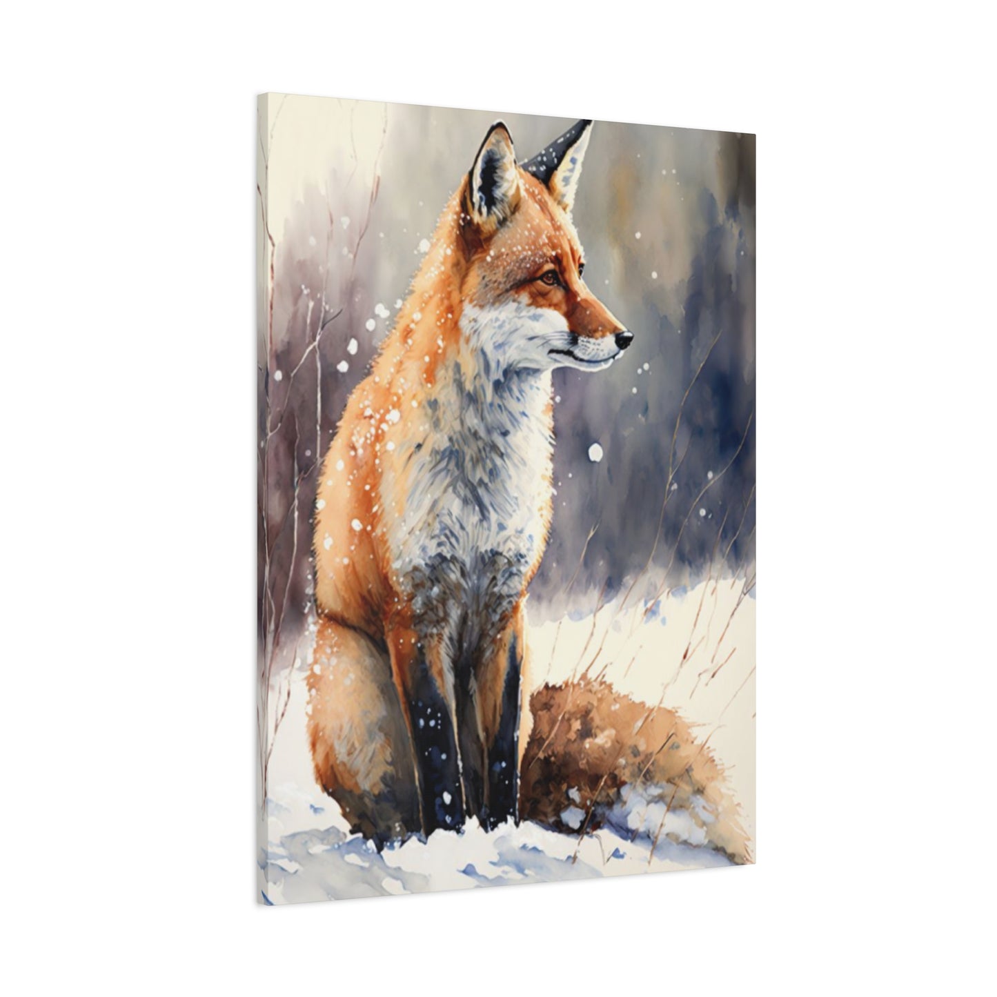 Snow Red Fox Wall Art & Canvas Prints