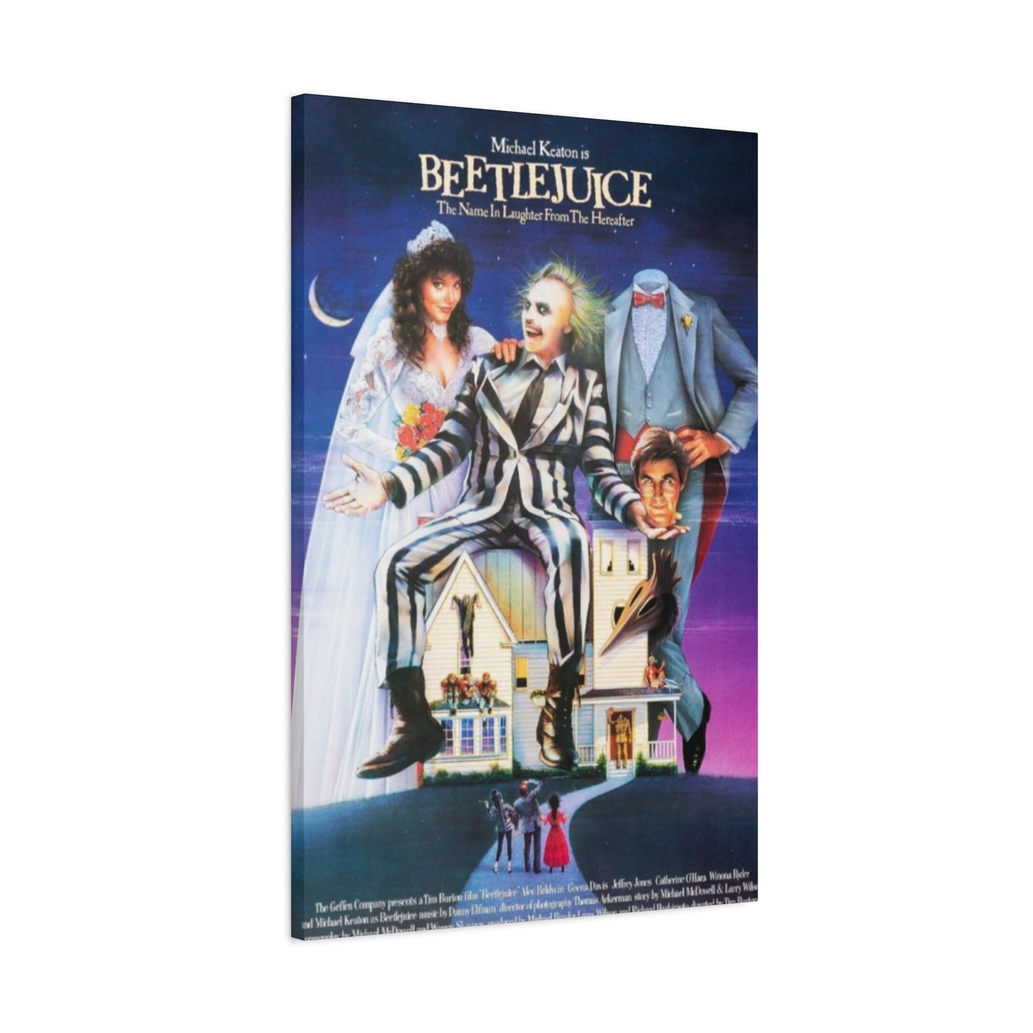 Beetlejuise Horror Movie Poster Wall Art & Canvas Prints