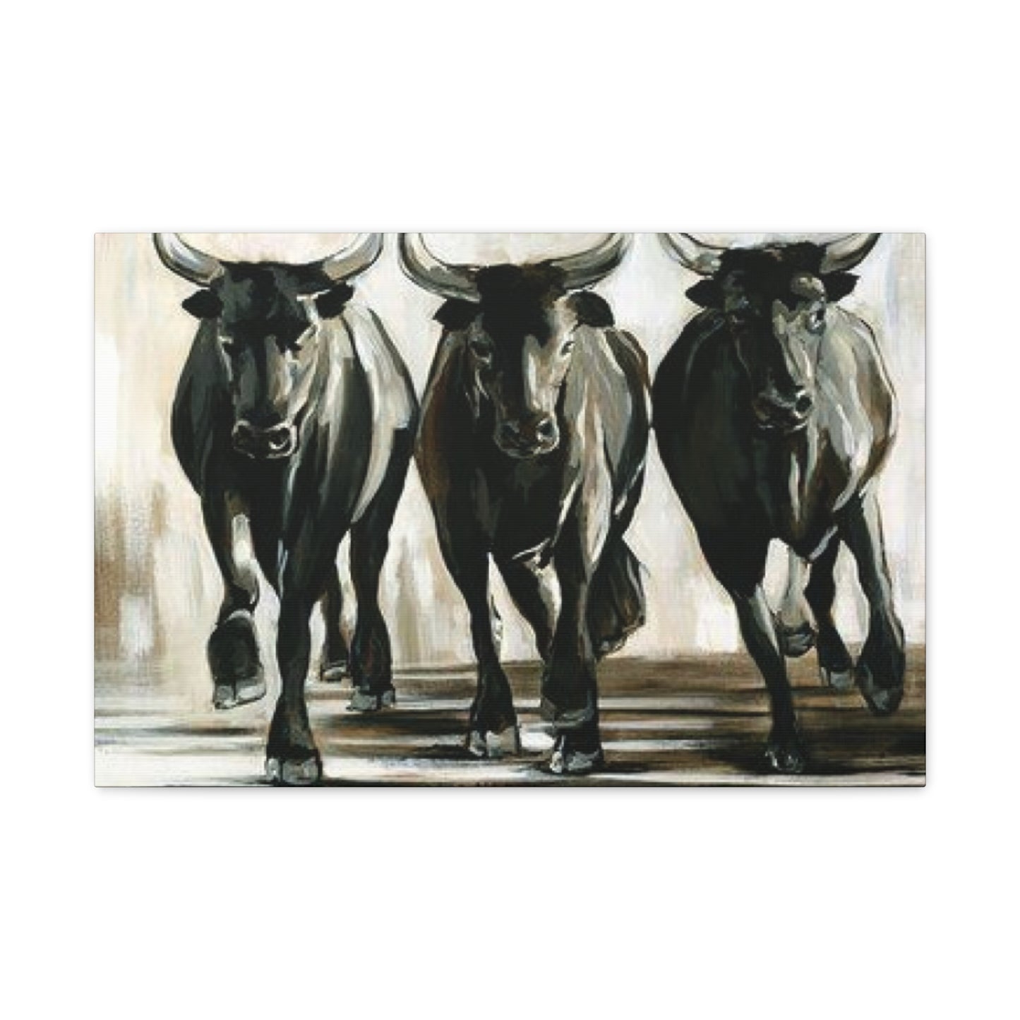 Three Bull Man Cave Decor Wall Art & Canvas Prints