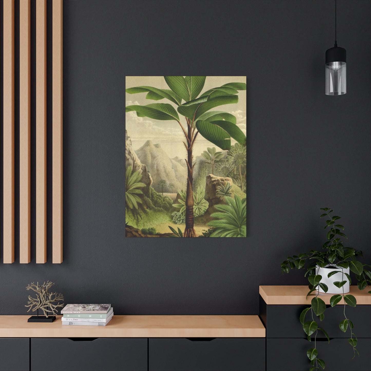 Palm Tree In The Forest Wall Art & Canvas Prints