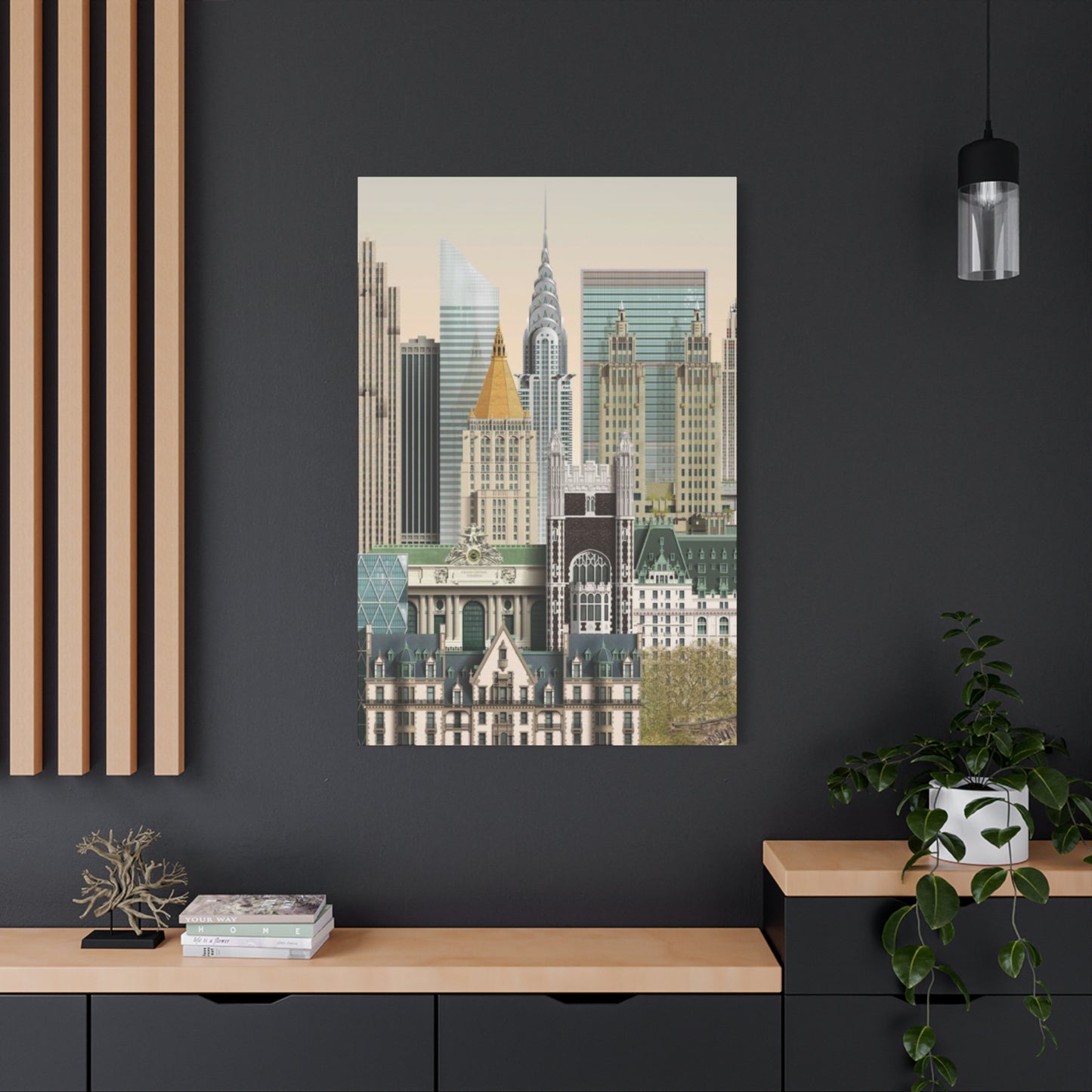 Manhattan Cityscape Poster NYC Skyline Wall Art & Canvas Prints