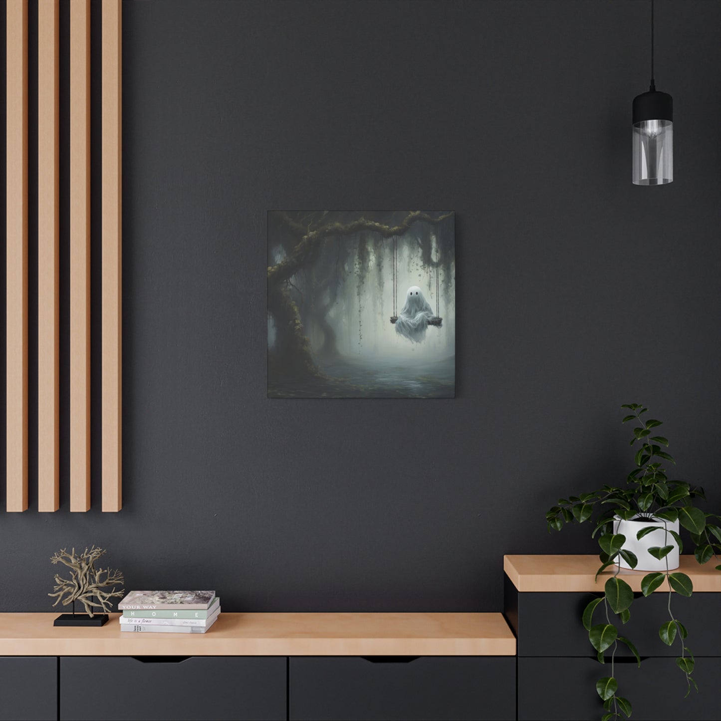 Swinging Ghost Wall Art & Canvas Prints