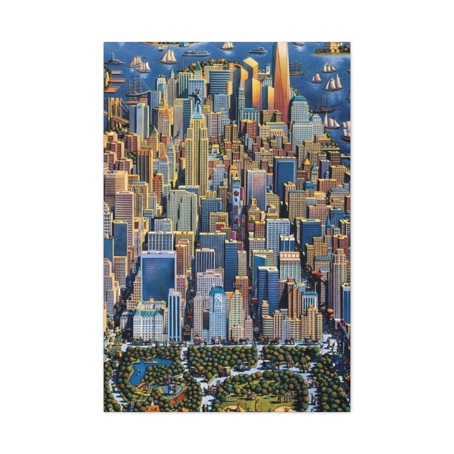 Manhattan Central Park New York City Skyline Wall Art & Canvas Prints