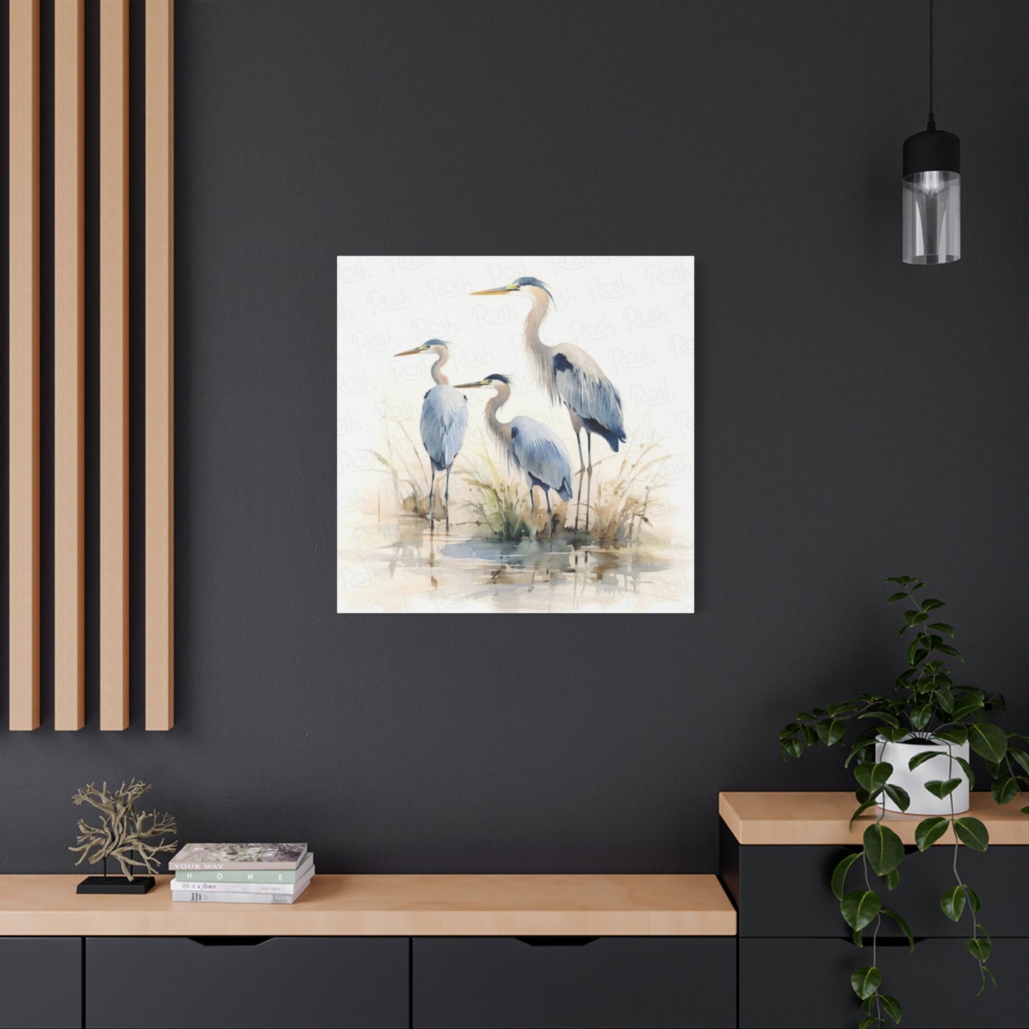 Three Herons Wall Art & Canvas Prints