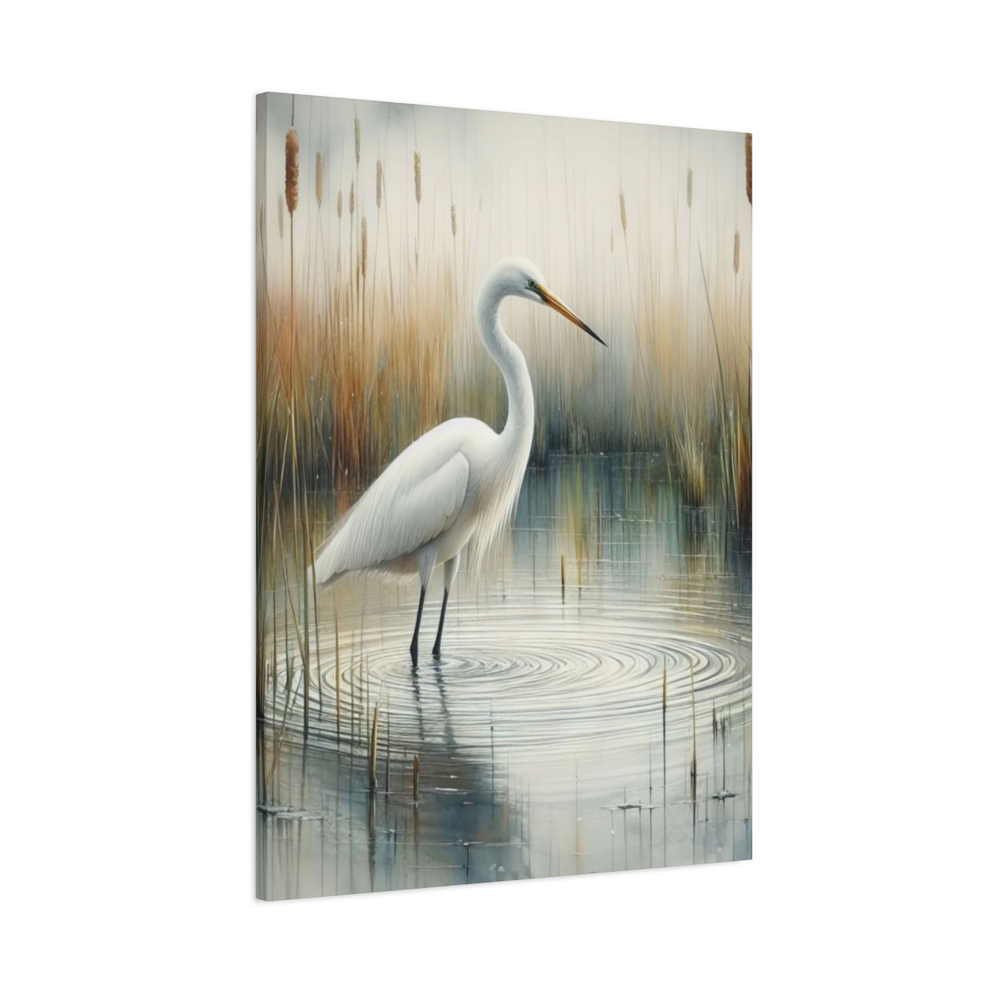 Beautiful Herons in Pond Wall Art & Canvas Prints