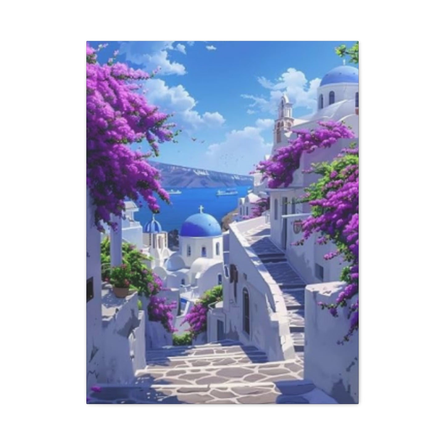 Greece Blossom Wall Art & Canvas Prints