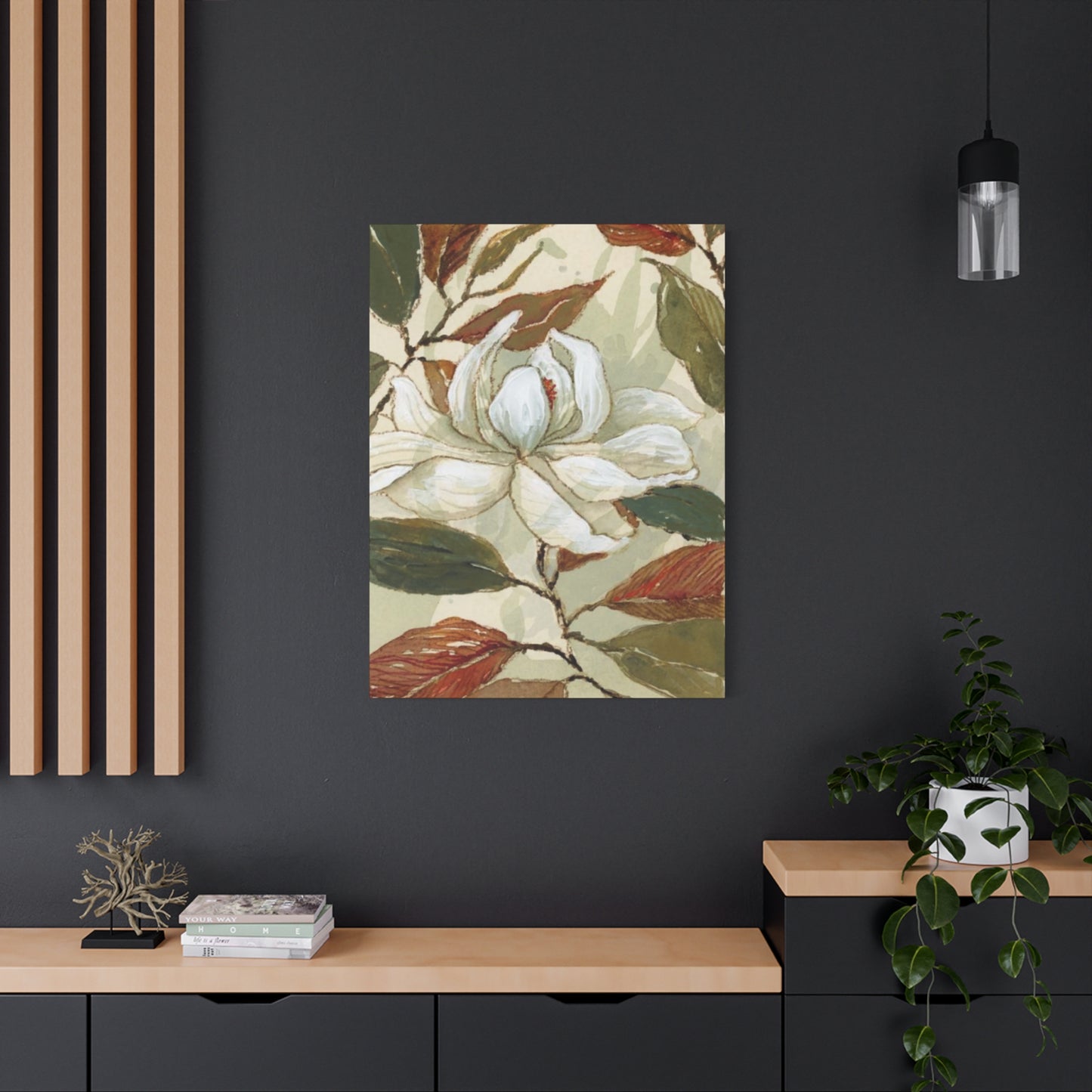 White Magnolia Flower Wall Art & Canvas Prints