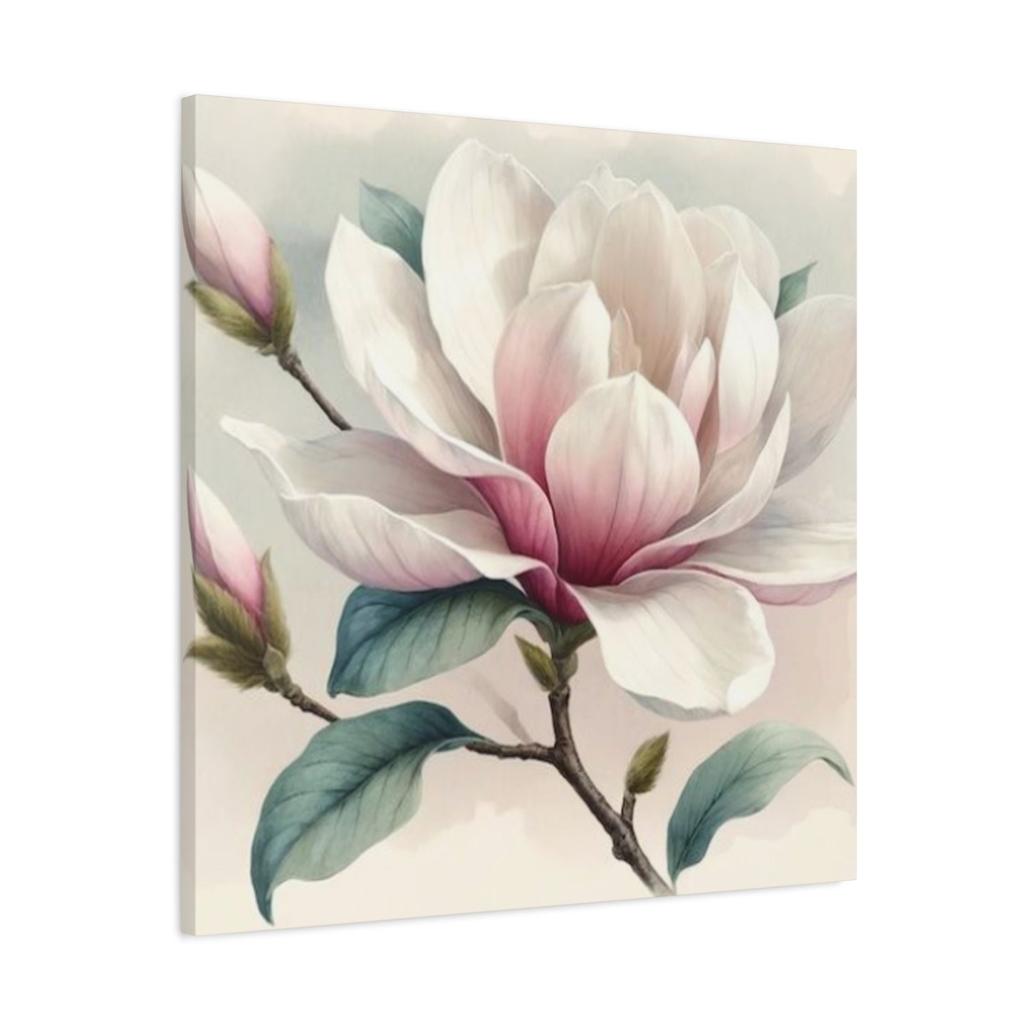 Pink Magnolia Flower Wall Art & Canvas Prints